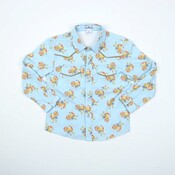 BlueQuail Clothing Co. Pearl Snap Shirt LS Turkeys