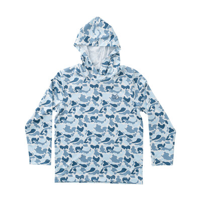 Prodoh Blue Break Point Camo Pro Performance Hoodie T-shirt