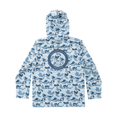 Prodoh Blue Break Point Camo Pro Performance Hoodie T-shirt