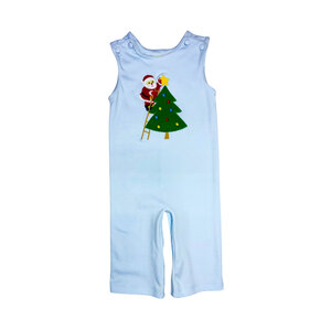 Zuccini Christmas Tree Ashton Longall Lt. Blue Knit