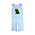 Zuccini Christmas Tree Ashton Longall Lt. Blue Knit