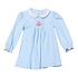 Zuccini Gingerbread House Sylvie Dress Lt Blue Knit