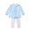 Zuccini Gingerbread Sylvie Leggings Set Lt Blue Knit