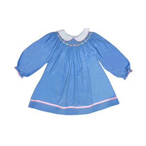 Zuccini Hearts Billie Bishop Dress Periwinkle Cord