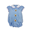 Zuccini Turkey Sybil Bubble Periwinkle Mini Gingham