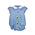 Zuccini Turkey Sybil Bubble Periwinkle Mini Gingham