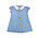 Zuccini Turkey Robyn Dress Periwinkle Mini Gingham