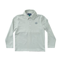 Prodoh Frosty Spruce Stripe LS Pro Performance Polo