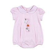 Baby Loren Spooky Pima  Applique Girl Bubble