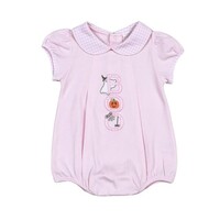 Baby Loren Spooky Pima  Applique Girl Bubble