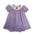 Lulu Bebe Halloween Smocked Bishop Purple Gingham