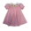 Lulu Bebe Pumpkin Harvest Smocked Bishop Pink Gingham