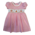 Lulu Bebe Pumpkin Harvest Smocked Waist Dress Pink Gingham