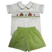 Lulu Bebe Turkey Smocked Short Set