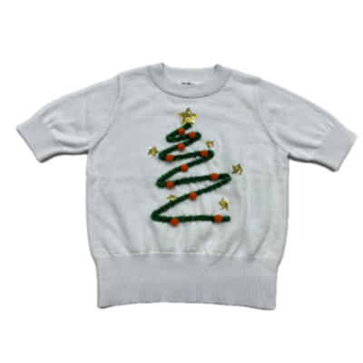 LBKids Christmas Tree Tinsel Top