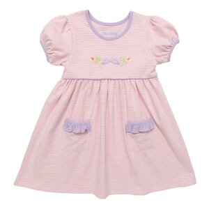 Itsy Bitsy Halloween Candy Dress Pink Stripe