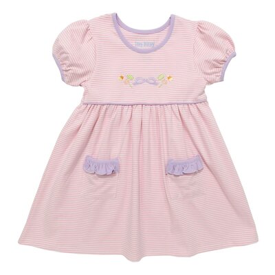 Itsy Bitsy Halloween Candy Dress Pink Stripe