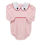 Itsy Bitsy Mouse Bubble Pink Stripe