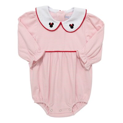 Itsy Bitsy Mouse Bubble Pink Stripe