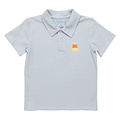 Itsy Bitsy Halloween Candy Polo Blue Stripe