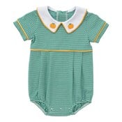 Itsy Bitsy Pumpkin Boy's Bubble Green Stripe