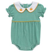 Itsy Bitsy Pumpkin Girl's Bubble Green Stripe