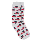 Properly Tied Christmas Truck Lucky Duck Socks