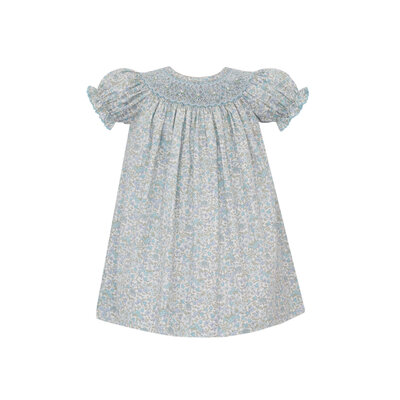 Petit Bebe Andrea Blue Liberty Floral Bishop