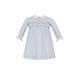 Petit Bebe Bows Lt Blue Knit Dress
