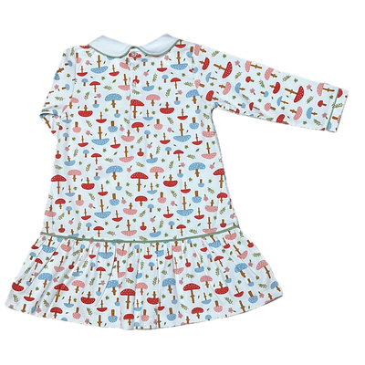 Marco & Lizzy Fall Mushroom Drop Waist Dress