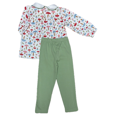 Marco & Lizzy Fall Mushroom Legging Set