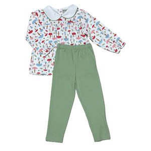 Marco & Lizzy Fall Mushroom Legging Set