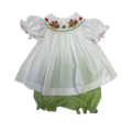 Lulu Bebe Turkey Smocked Bloomer Set
