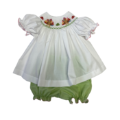 Lulu Bebe Turkey Smocked Bloomer Set