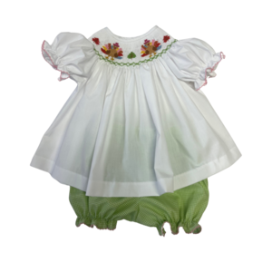 Lulu Bebe Turkey Smocked Bloomer Set