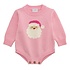 Mud Pie Pink Santa Sweater Bubble