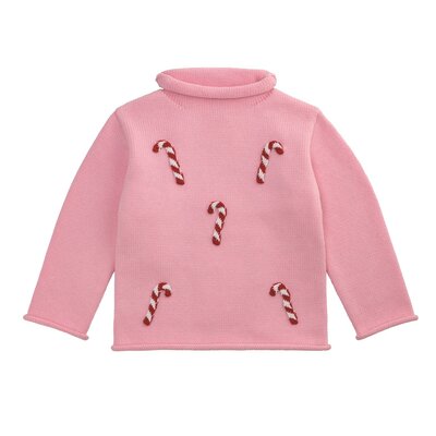 Mud Pie Candy Cane Rollneck Sweater