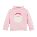 Mud Pie Pink Santa Rollneck Sweater