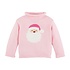 Mud Pie Pink Santa Rollneck Sweater
