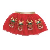 Mud Pie Red Reindeer Tutu