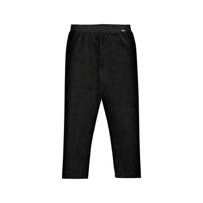Mayoral Black Velvet Legging