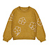 Mayoral Flower Applique Mustard Sweater