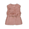 Mayoral Pink Fur Vest w/Belt