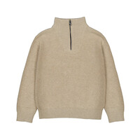 Mayoral Tan 1/4 Zip Sweater