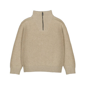 Mayoral Tan 1/4 Zip Sweater