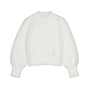 Mayoral White Fluffy Sweater
