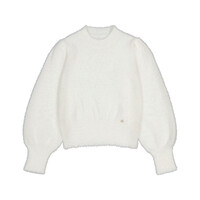 Mayoral White Fluffy Sweater