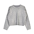 Mayoral Silver Metallic Sweater