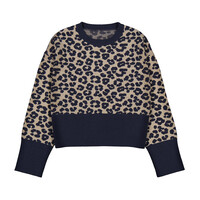 Mayoral Navy Cheetah Sweater