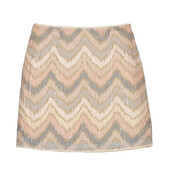 Mayoral Nude Sequin Adjustable Waist Skirt